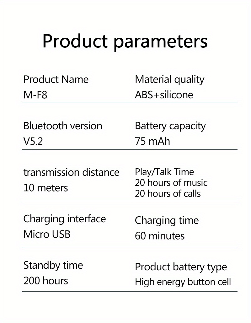 tdx true wireless stereo headphones waterproof noise reduction bt 5 2 version super high standby life details 7