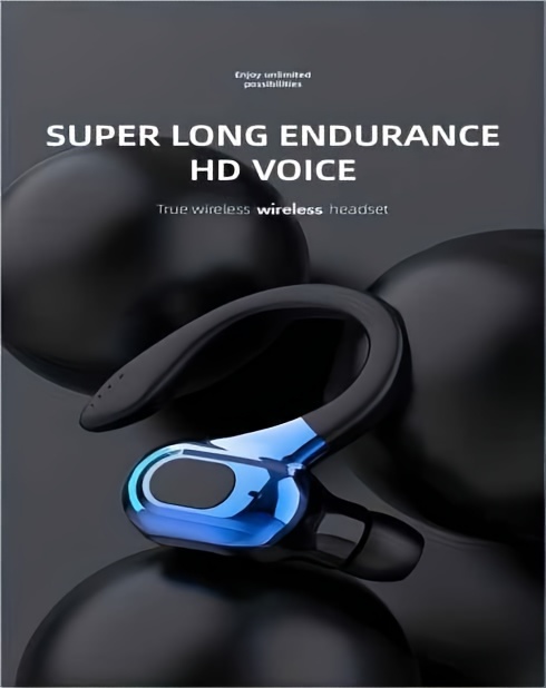 wireless sport earbud with wireless 5 2 and noise cancelling details 2