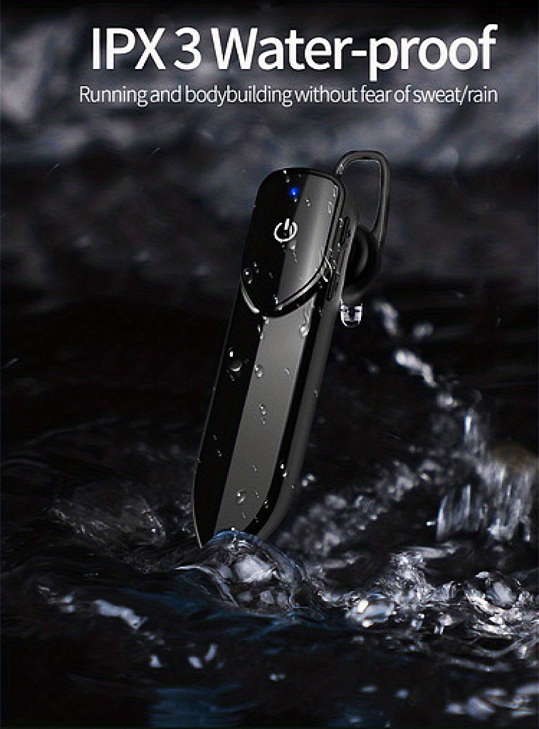 v19 wireless headset hd calls noise cancellation long standby more perfect for business sports details 9