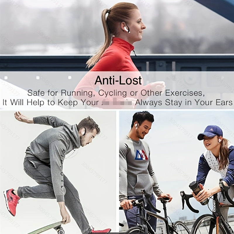silicone ear hooks compatible with airpods 1 2 3 pro and pro 2 anti slip sports ear hooks for airpods 1 2 3 pro and pro 2 transparent details 4