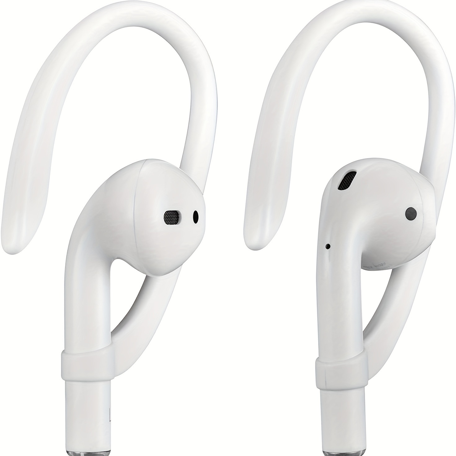 silicone ear hooks compatible with airpods 1 2 3 pro and pro 2 anti slip sports ear hooks for airpods 1 2 3 pro and pro 2 transparent details 5