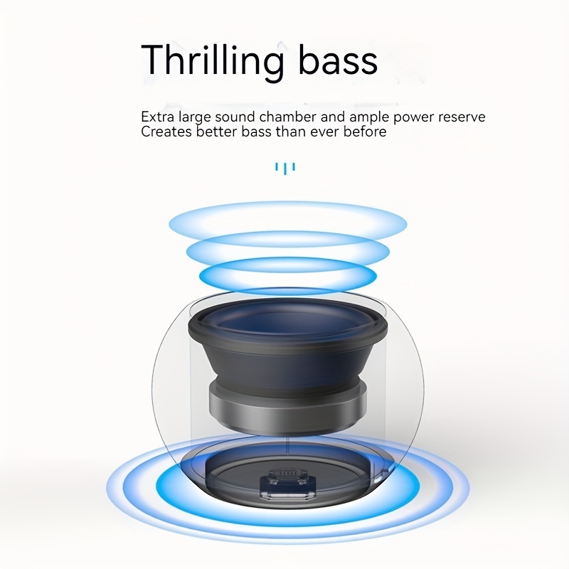 wireless speaker colorful stereo sound high volume outdoor portable home mini bass speaker tws music player mini portable solid color subwoofer loud speaker details 3
