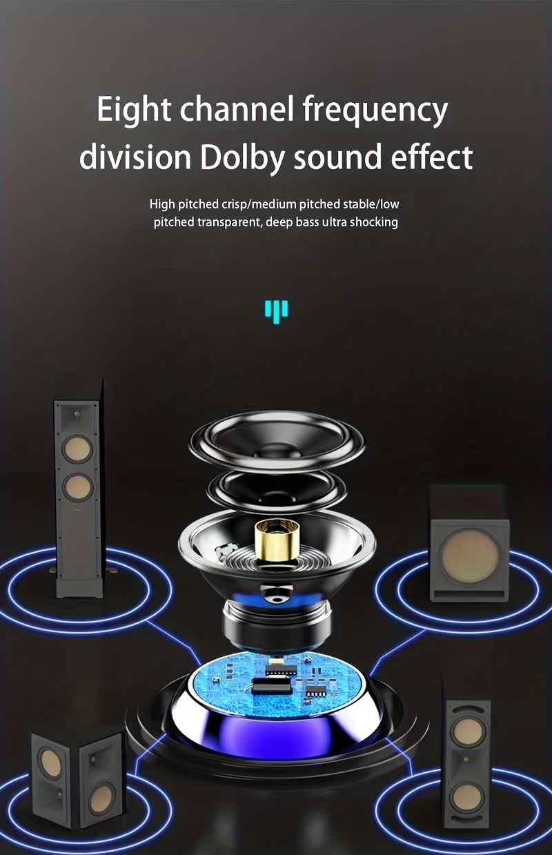 wireless speaker colorful stereo sound high volume outdoor portable home mini bass speaker tws music player mini portable solid color subwoofer loud speaker details 7