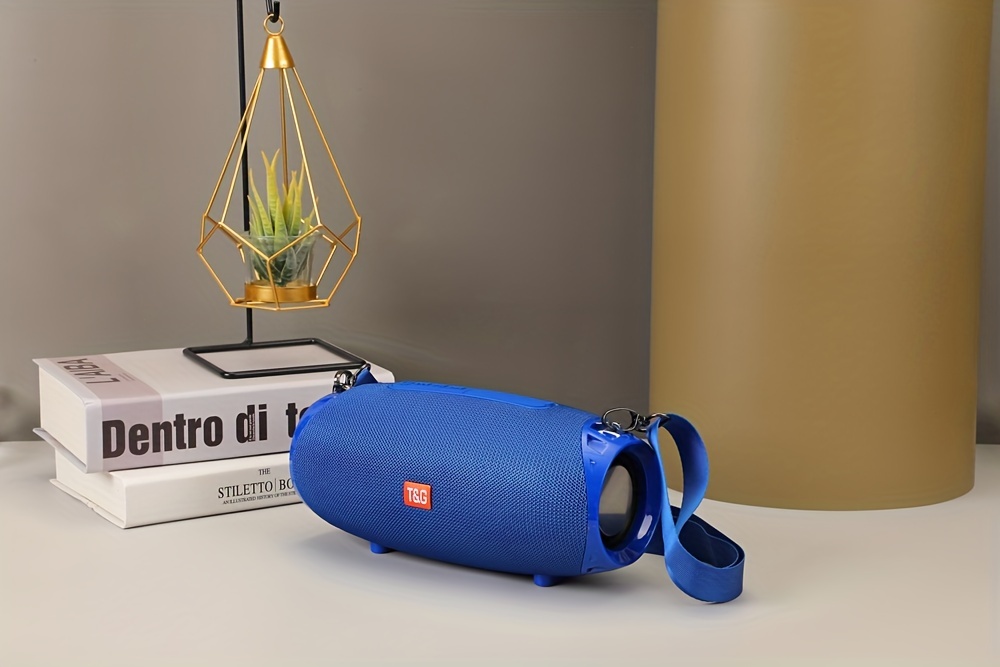 tg534 portable wireless stereo outdoor speaker with dual speakers waterproof for life tws stereo subwoofer hands free call fm for tf card u disk for mobile phone tablet tv music speaker plug in card u disk gift for friends details 16