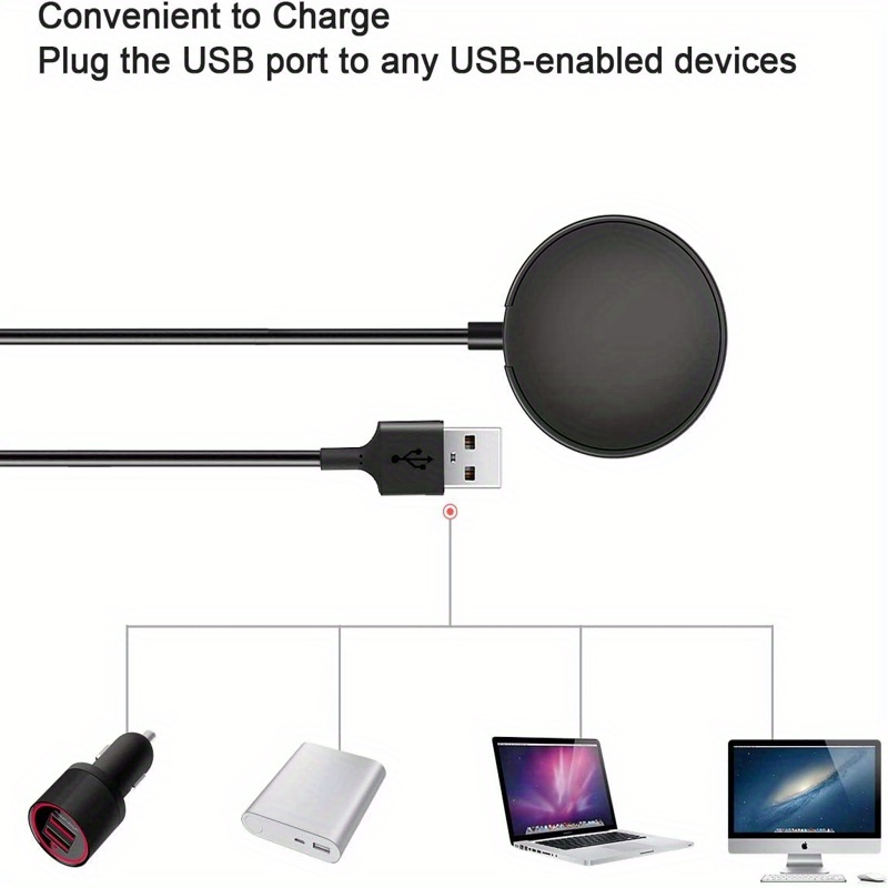 watch charger compatible with samsung galaxy watch portable charging dock for galaxy watch 5 pro 45mm galaxy watch 5 40mm 44mm galaxy watch 4 3 galaxy watch active 2 1 galaxy watch gear sport s3 details 6
