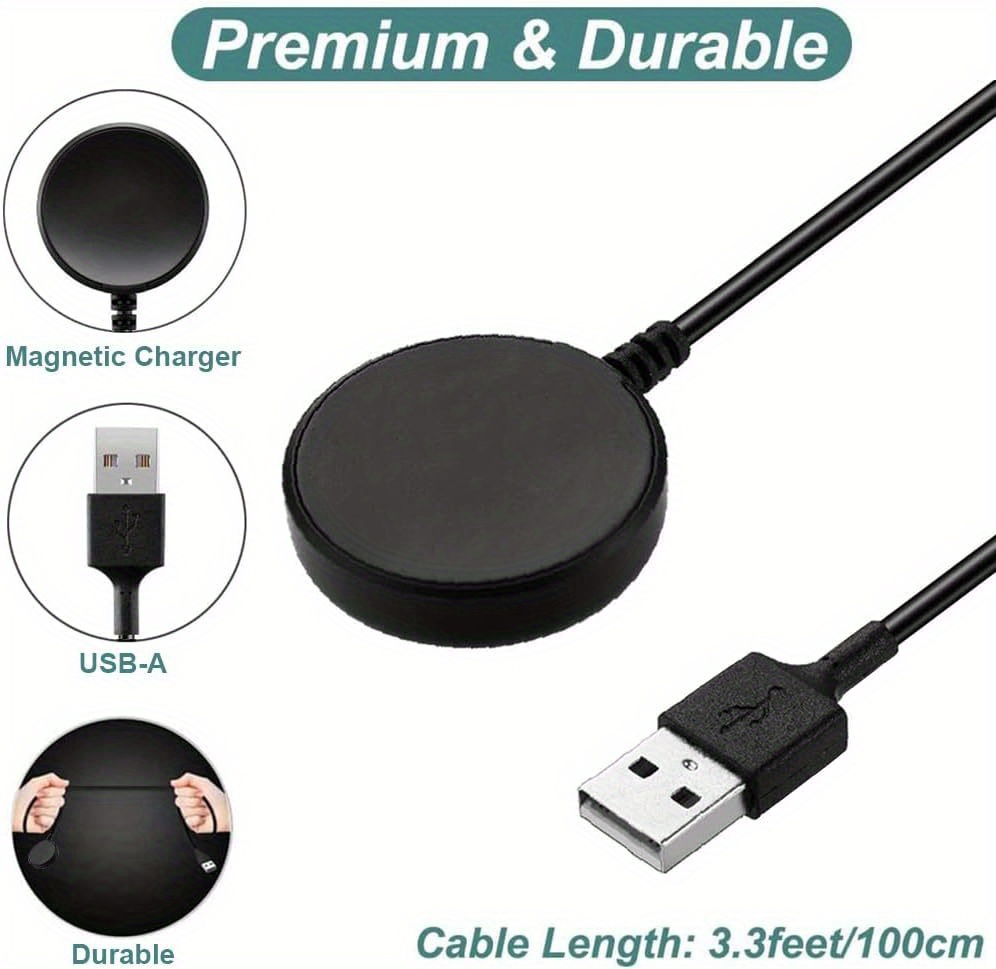 watch charger compatible with samsung galaxy watch portable charging dock for galaxy watch 5 pro 45mm galaxy watch 5 40mm 44mm galaxy watch 4 3 galaxy watch active 2 1 galaxy watch gear sport s3 details 7