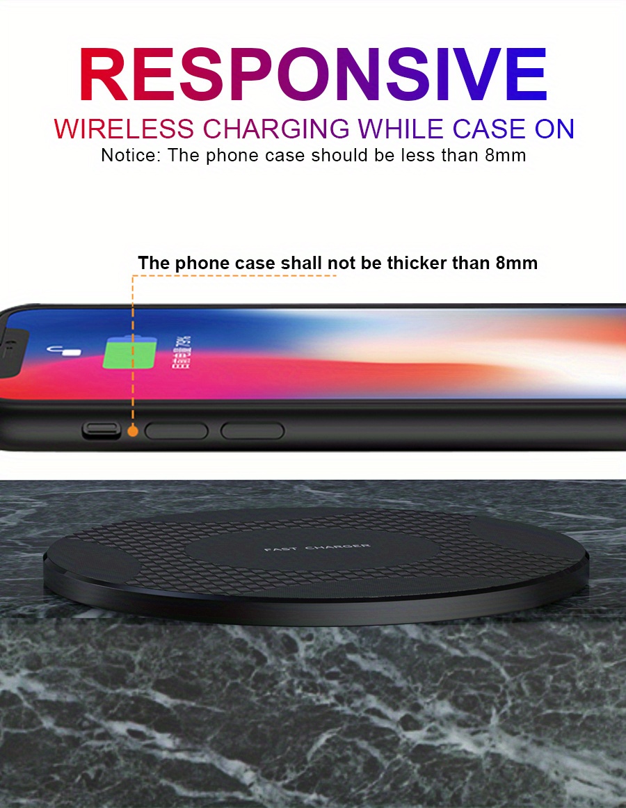 y9 desktop disc wireless charger 10w fast wireless charger for iphone 14 13 12 11 xr xsmax x 8 plus for samsung galaxy s23 s22 s21 s20 s10 s9 details 3