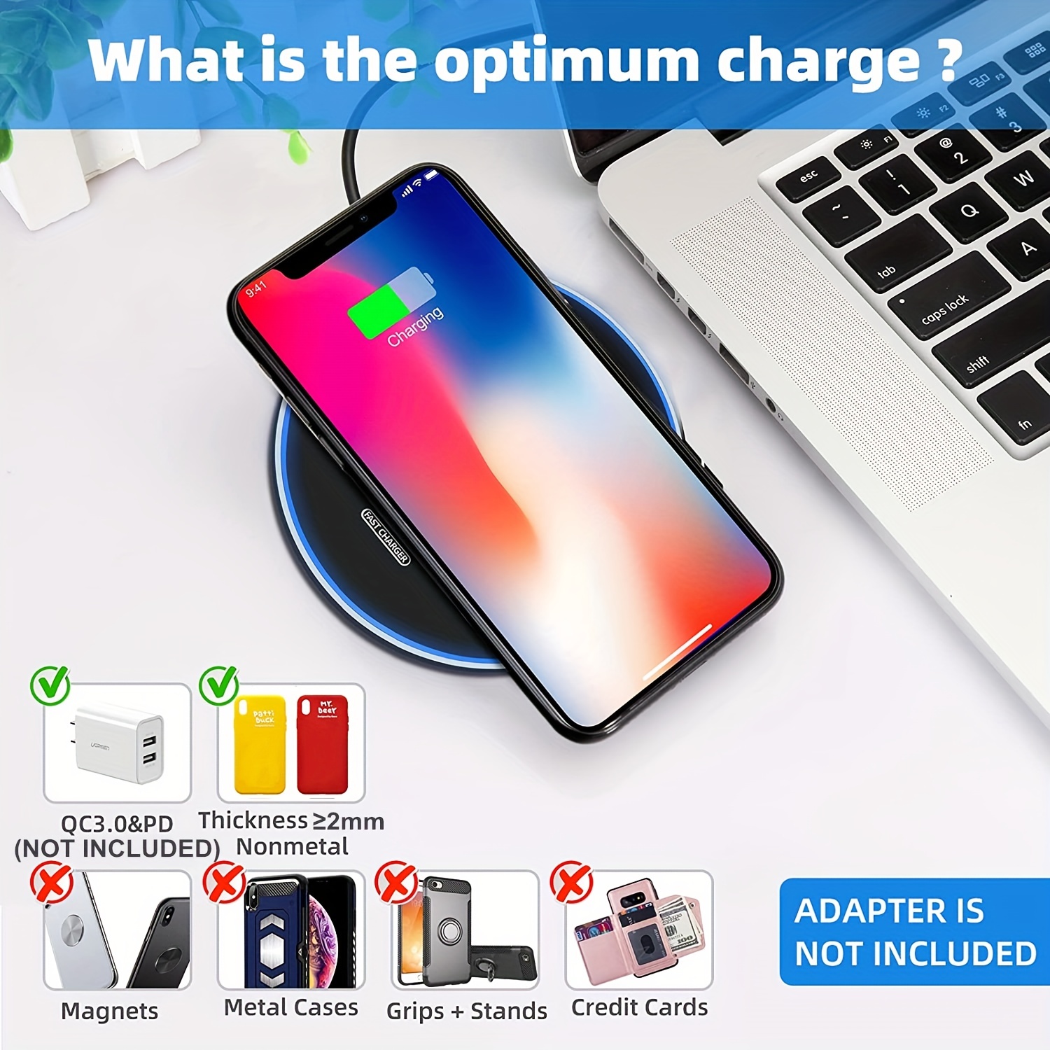 15w wireless charger for iphone 15 14 13 12 pro max mini 11 xs xr x 8 plus airpods 3 fast wireless charging pad for samsung galaxy s23 s23 ultra s22 s22 s22 ultra s21 s21 s21 utral s20 s20 s10 s10 s9 s9 s8 s8 note 20 10 z fold z flip details 5