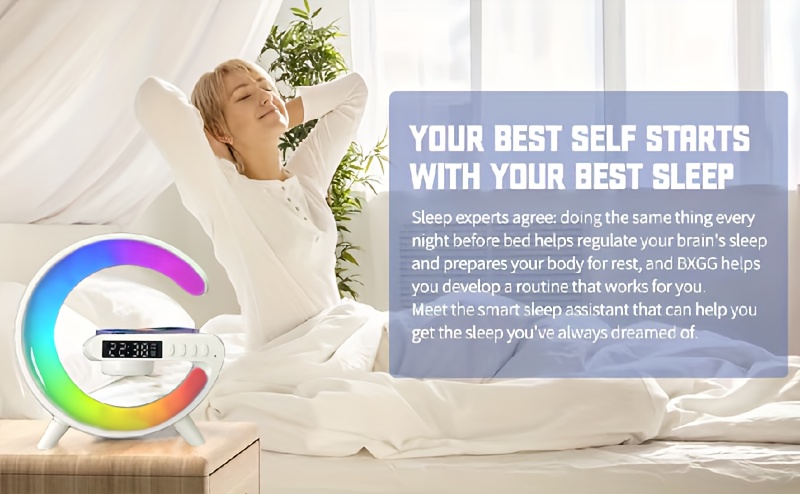 mini multifunction wireless charger pad stand speakers tf rgb night light fast charging station for iphone14 13 12 for samsung for xiaomi details 12