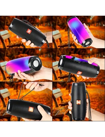 TG-157 Wireless Speaker Colorful LED Lights Subwoofer Mobile Phone Audio Card USB Flash Disk
