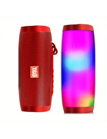 TG-157 Wireless Speaker Colorful LED Lights Subwoofer Mobile Phone Audio Card USB Flash Disk
