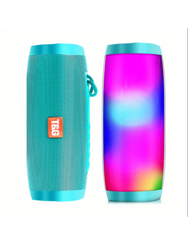 TG-157 Wireless Speaker Colorful LED Lights Subwoofer Mobile Phone Audio Card USB Flash Disk
