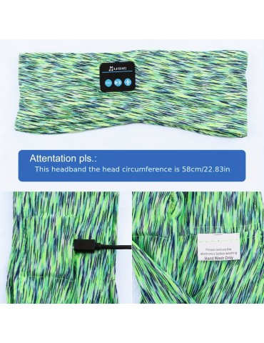 Sleep Headphones 5.2 Headband, Sports Wireless Earphones Sweat Resistant Earbuds Sleeping Headphone With Ultra-Thin HD Stereo Speaker For Workout Running Cool Gadgets Unique Gifts