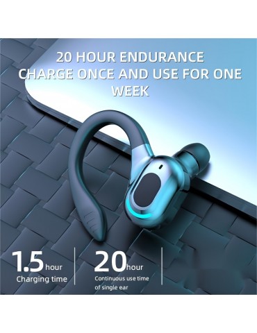 Wireless Sport Earbud With Wireless 5.2 And Noise Cancelling