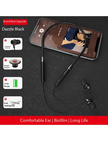 Neckband Wireless Sports Headset Large Capacity Battery Long Life Compact And Lightweight Suitable For Running Fitness Compatible With All Mobile Phones Suitable For Students Boys And Girls Birthday Gifts Holiday Gifts Headphones
