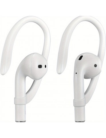 For AirPods Silicone Ear Hooks Compatible With AirPods 1, 2, 3, Pro And Pro 2, Anti-Slip Sports Ear Hooks For AirPods 1, 2, 3, Pro And Pro 2 - Transparent