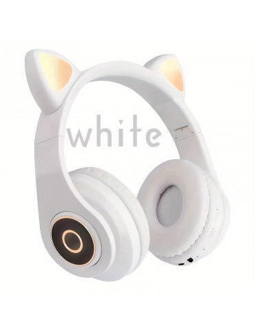 Cat Ear Wireless Headphones - Enjoy Music, Games And More With All Your Smartphone Noise Cancelling Technology