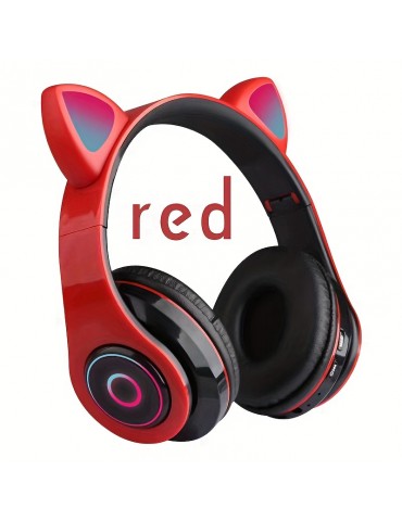 Cat Ear Wireless Headphones - Enjoy Music, Games And More With All Your Smartphone Noise Cancelling Technology