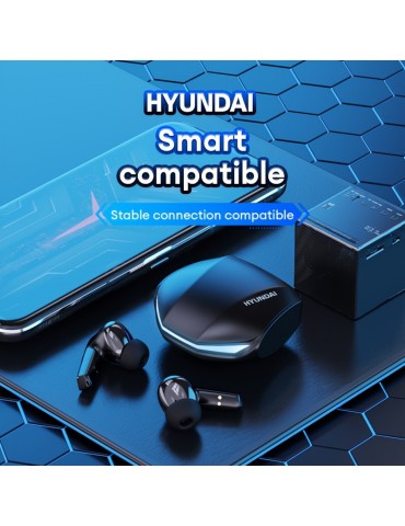 Hyundai GM2PRO In-Ear Earphones Wireless Battery Endurance Music White Microphone