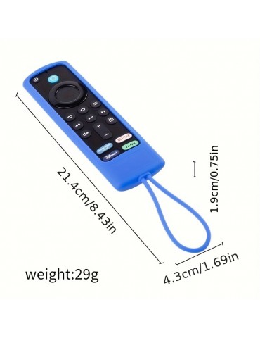 Silicone Protective Cover Case For Fire Tv Stick 4k Tv Stick Remote Controller