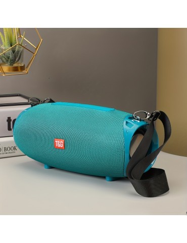TG534 Portable Wireless Stereo Outdoor Speaker With Dual Speakers, Waterproof For Life, TWS Stereo Subwoofer Hands-Free Call/FM/TF Card/U Disk, For Mobile Phone/Tablet/TV, Music Speaker Plug-in Card U Disk Gift For Friends