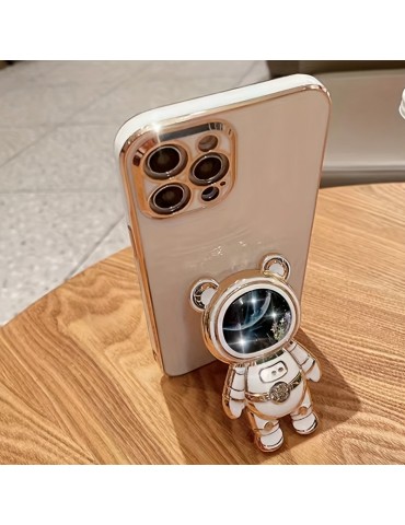 Quicksand Astronaut Bracket Foldable Mobile Phone Case Bracket Cute Quicksand Pattern Multicolor Mobile Phone Case Universal Bracket Gift For Birthday/Easter/President's Day/Boy/Girlfriend