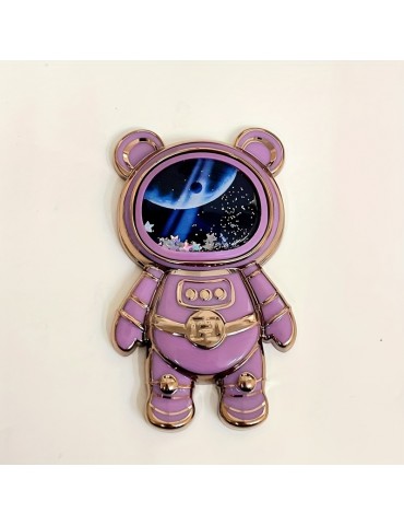 Quicksand Astronaut Bracket Foldable Mobile Phone Case Bracket Cute Quicksand Pattern Multicolor Mobile Phone Case Universal Bracket Gift For Birthday/Easter/President's Day/Boy/Girlfriend