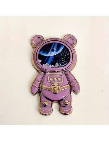 Quicksand Astronaut Bracket Foldable Mobile Phone Case Bracket Cute Quicksand Pattern Multicolor Mobile Phone Case Universal Bracket Gift For Birthday/Easter/President's Day/Boy/Girlfriend
