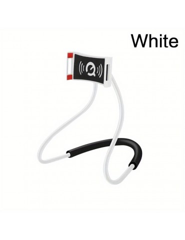 Retractable Neck Hanging Selfie Pole Stand Adjustable 360Â° Free Rotation Bracket Universal Desktop Bed Car Lazy Mobile Holder