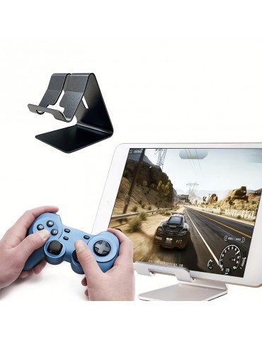 New Mobile Phone Bracket Aluminum Alloy Desktop Bracket Tablet Lazy Charging Mobile Phone Holder Gift Fixed Metal Bracket