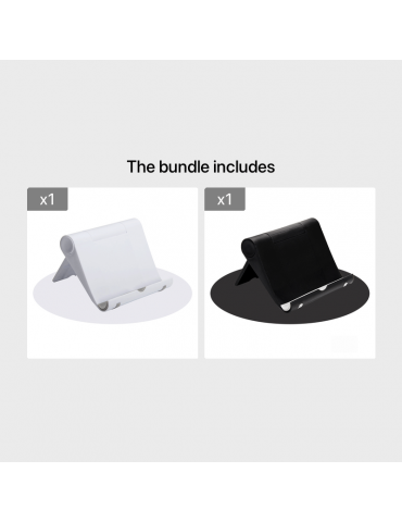 Multi-Angle Rotating Mobile Phone Holder - Perfect For Desktop And Folding!