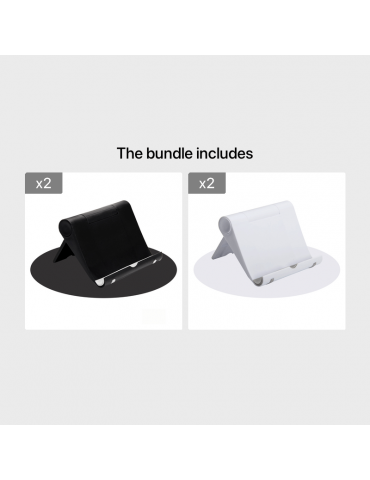 Multi-Angle Rotating Mobile Phone Holder - Perfect For Desktop And Folding!