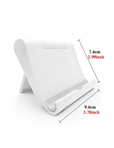 Multi-Angle Rotating Mobile Phone Holder - Perfect For Desktop And Folding!