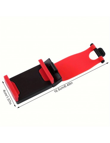 New Universal Car Mobile Phone Holder Car Steering Wheel Mobile Phone Bracket Car Navigation Frame Telescopic Clip