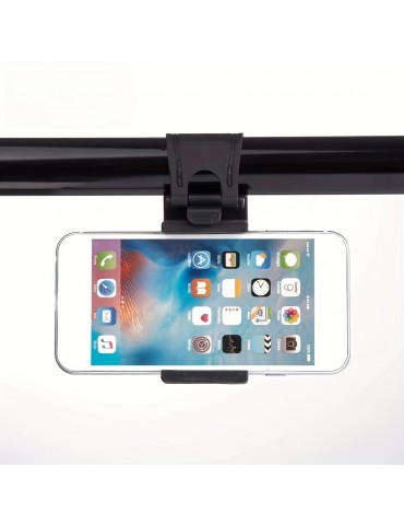 New Universal Car Mobile Phone Holder Car Steering Wheel Mobile Phone Bracket Car Navigation Frame Telescopic Clip