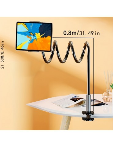 Universal Phone Holder Bed Desk Clip Lazy Flexible Gooseneck Clamp Long Arms Mount For IPhone 8/7/6 Bed Desk Mobile Phone Holder