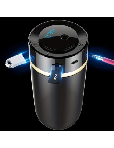 Car BT Aroma Humidifier BT Handsfree Car FM Transmitter MP3 USB Car Charger Car Air Humidifier