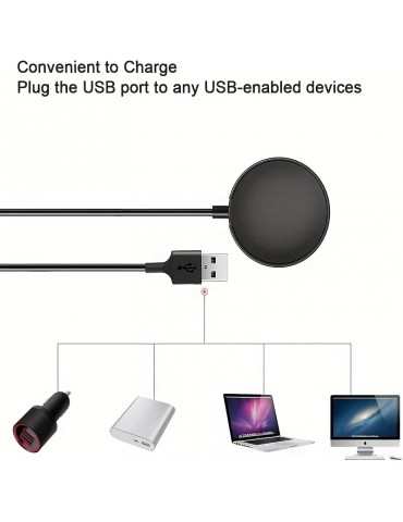 Watch Charger Compatible With Samsung Galaxy Watch, Portable Charging Dock For Galaxy Watch 5 Pro 45mm, Galaxy Watch 5 40mm/44mm, Galaxy Watch 4/3, Galaxy Watch Active 2/1, Galaxy Watch, Gear Sport/S3