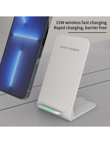 Z2 Charge Phone Quickly And Conveniently Fast Wireless Charging Stand  Compatible For IPhone 14/13/12/SE 2020/11/XS Max/XR/X/8 Plus, Samsung Galaxy S23/S22/S21/S20/S10/S9/