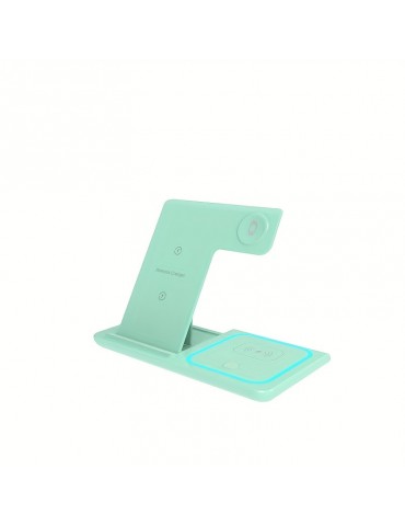 3 In 1 Fast Charging Station, Folding Wireless Charger Stand For IPhone 14,13,12,11/Pro/Max/Mini/Plus, X, XR, XS/Max, SE, 8/Plus, For IWatch 1-8, For Airpods 3/2/Pro