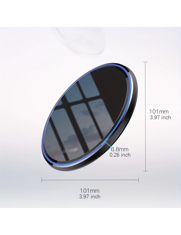 15W Wireless Charger For iPhone 15 14 13 12 Pro Max Mini 11 XS XR X 8 Plus Airpods 3 Fast Wireless Charging Pad for Samsung Galaxy S23/S23 Ultra/S22/S22+/S22 Ultra/S21/S21+/S21 Utral/S20/S20+/S10/S10+/S9/S9+/S8/S8+, Note 20/10, Z Fold Z Flip