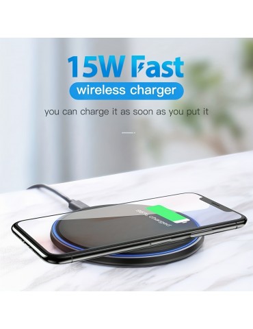 15W Wireless Charger For iPhone 15 14 13 12 Pro Max Mini 11 XS XR X 8 Plus Airpods 3 Fast Wireless Charging Pad for Samsung Galaxy S23/S23 Ultra/S22/S22+/S22 Ultra/S21/S21+/S21 Utral/S20/S20+/S10/S10+/S9/S9+/S8/S8+, Note 20/10, Z Fold Z Flip