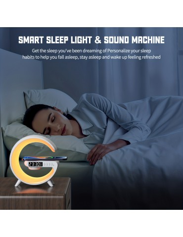 Mini Multifunctional Wireless Charger, Support Speaker, TF, RGB, Night Light, For IPhone14, 13, 12 Fast Charging Station, For Samsung And Xiaomi
