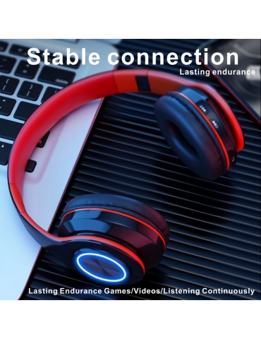Classic Head-mounted Colorful Flash All-inclusive Ear B39 Wireless Headphones
