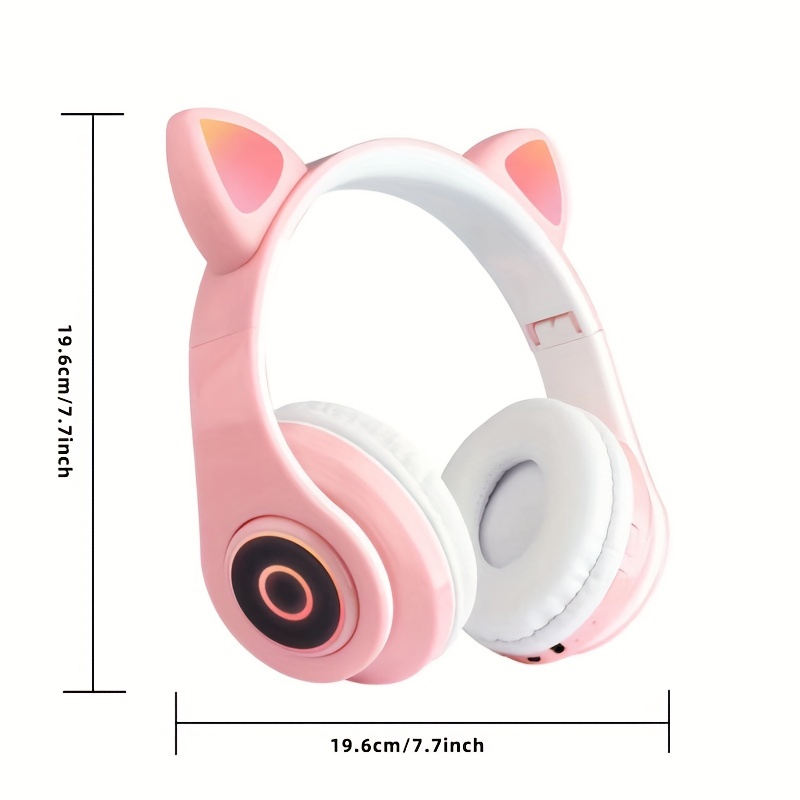 cat ear wireless headphones enjoy music games and more with all your smartphone noise cancelling technology details 7