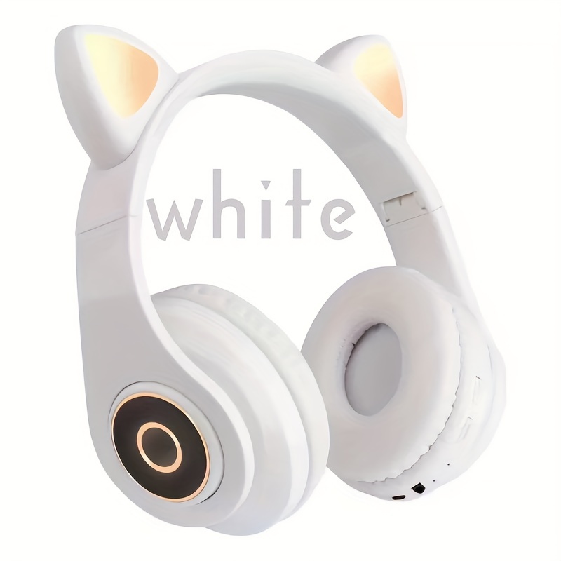 cat ear wireless headphones enjoy music games and more with all your smartphone noise cancelling technology details 8