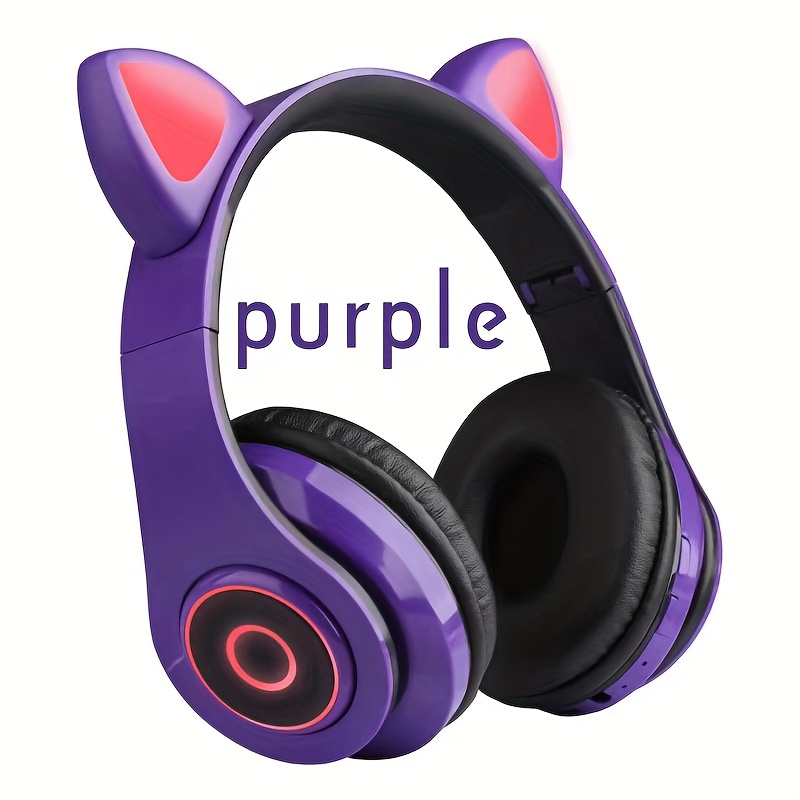 cat ear wireless headphones enjoy music games and more with all your smartphone noise cancelling technology details 9