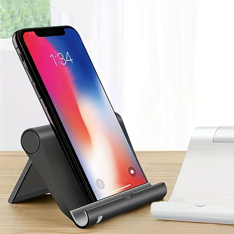 multi angle rotating mobile phone holder perfect for desktop and folding details 1