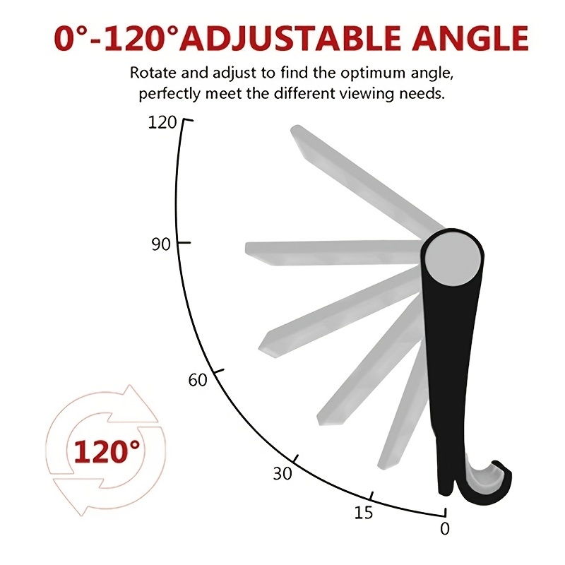 multi angle rotating mobile phone holder perfect for desktop and folding details 6