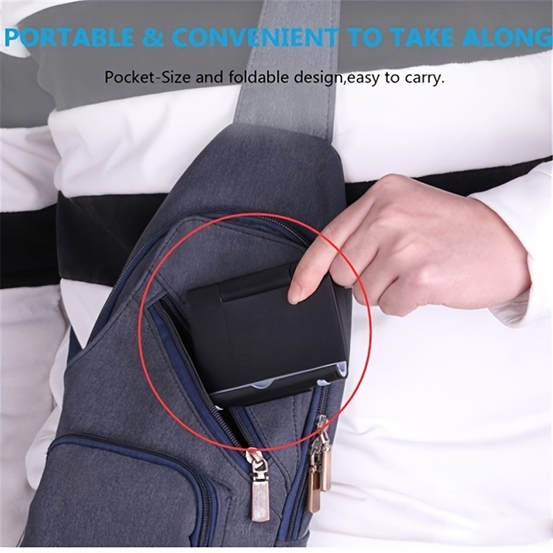 multi angle rotating mobile phone holder perfect for desktop and folding details 8